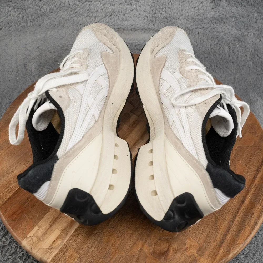 Asics Jogger X81 Mens Size 9.5 US Birch White Suede Mesh Retro Sneakers Shoes
